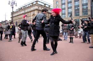 Imagining she's buried under George Square